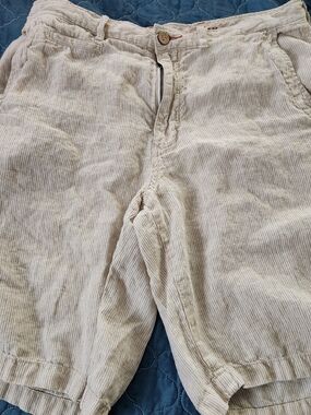 Tommy Bahama Relaxed Linen Shorts Size 33
